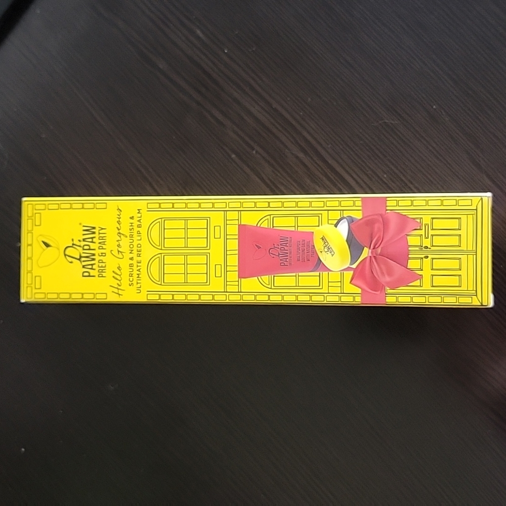Dr Pawpaw Prep & Party Hello Gorgeous Red Lip Balm NWT